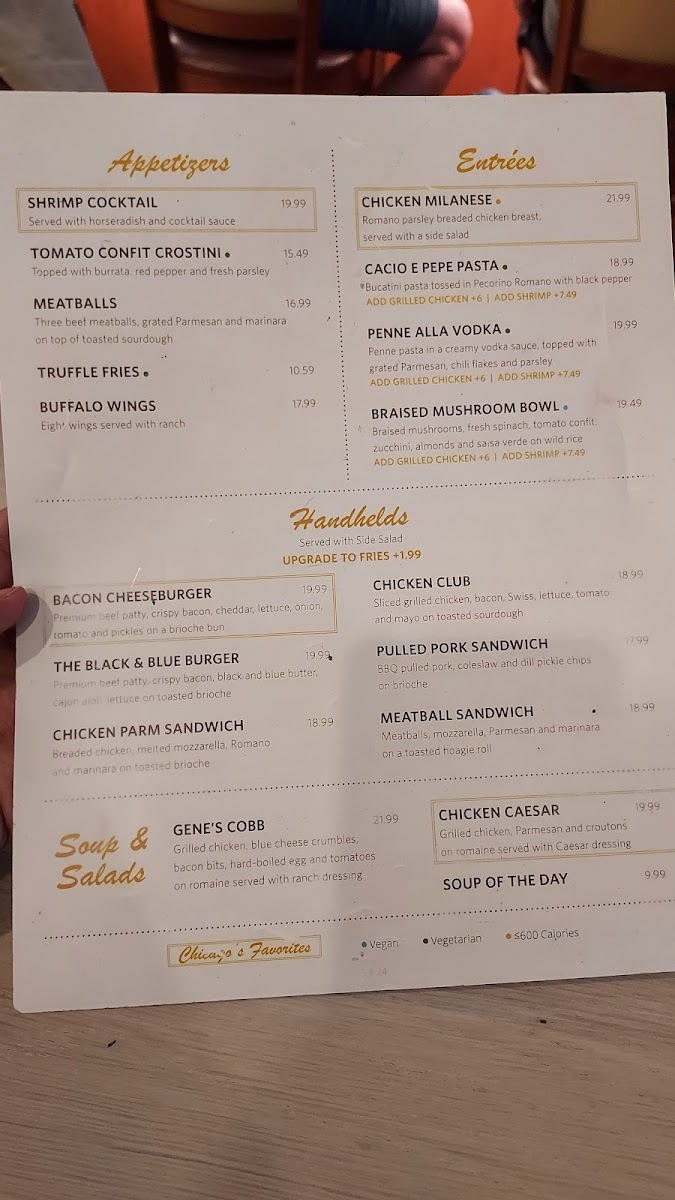 Gene's Bistro Photo Menu 2