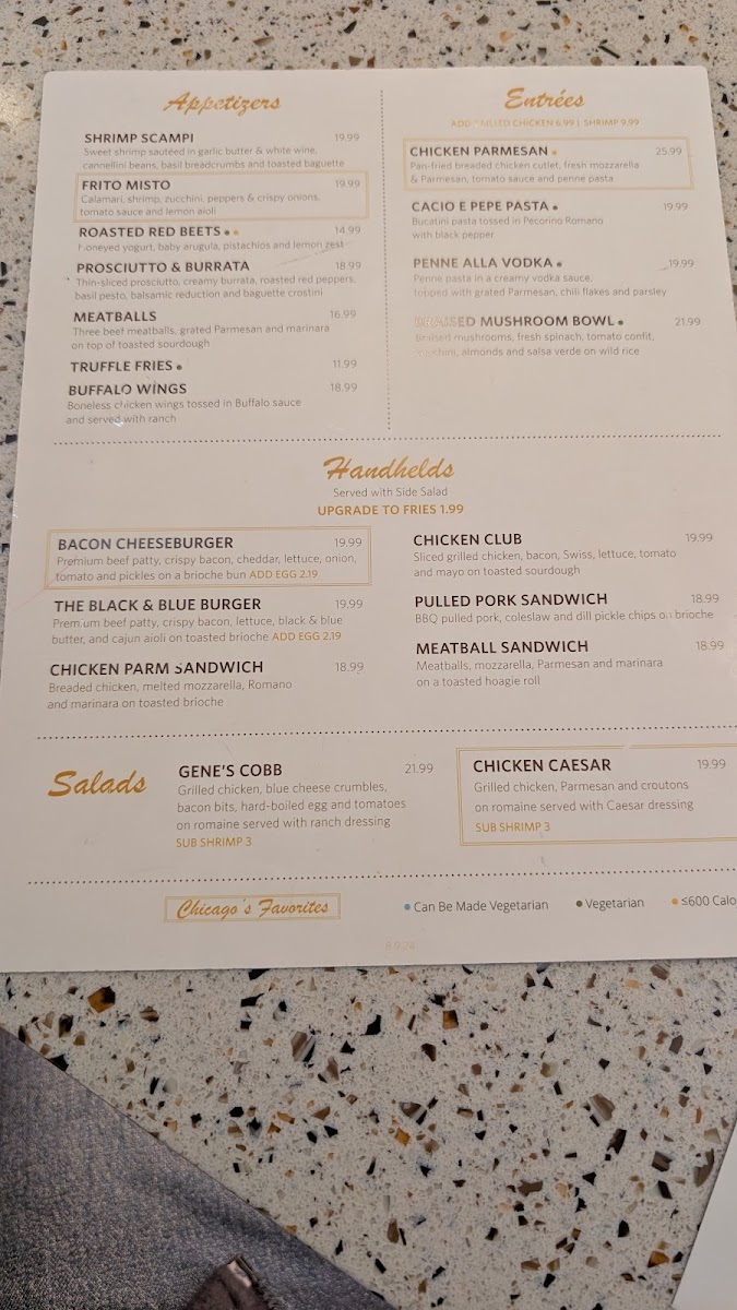 Gene's Bistro Photo Menu 3