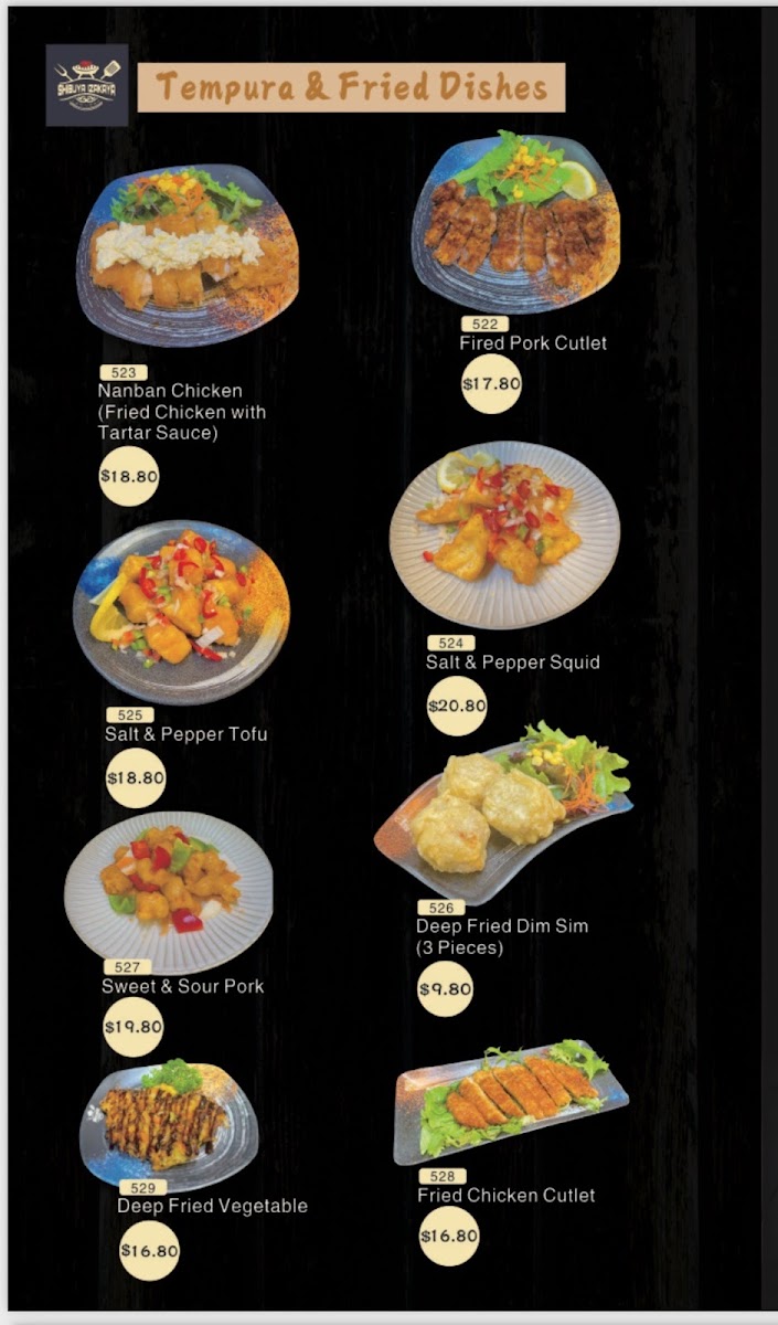 Shibuya Izakaya Mackay Photo Menu 5