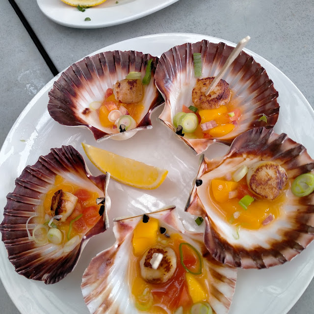 Scallops Hervey Bay Mango Salsa