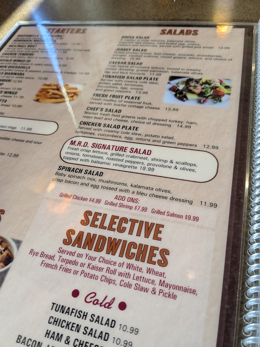 Maurice River Diner Photo Menu 10