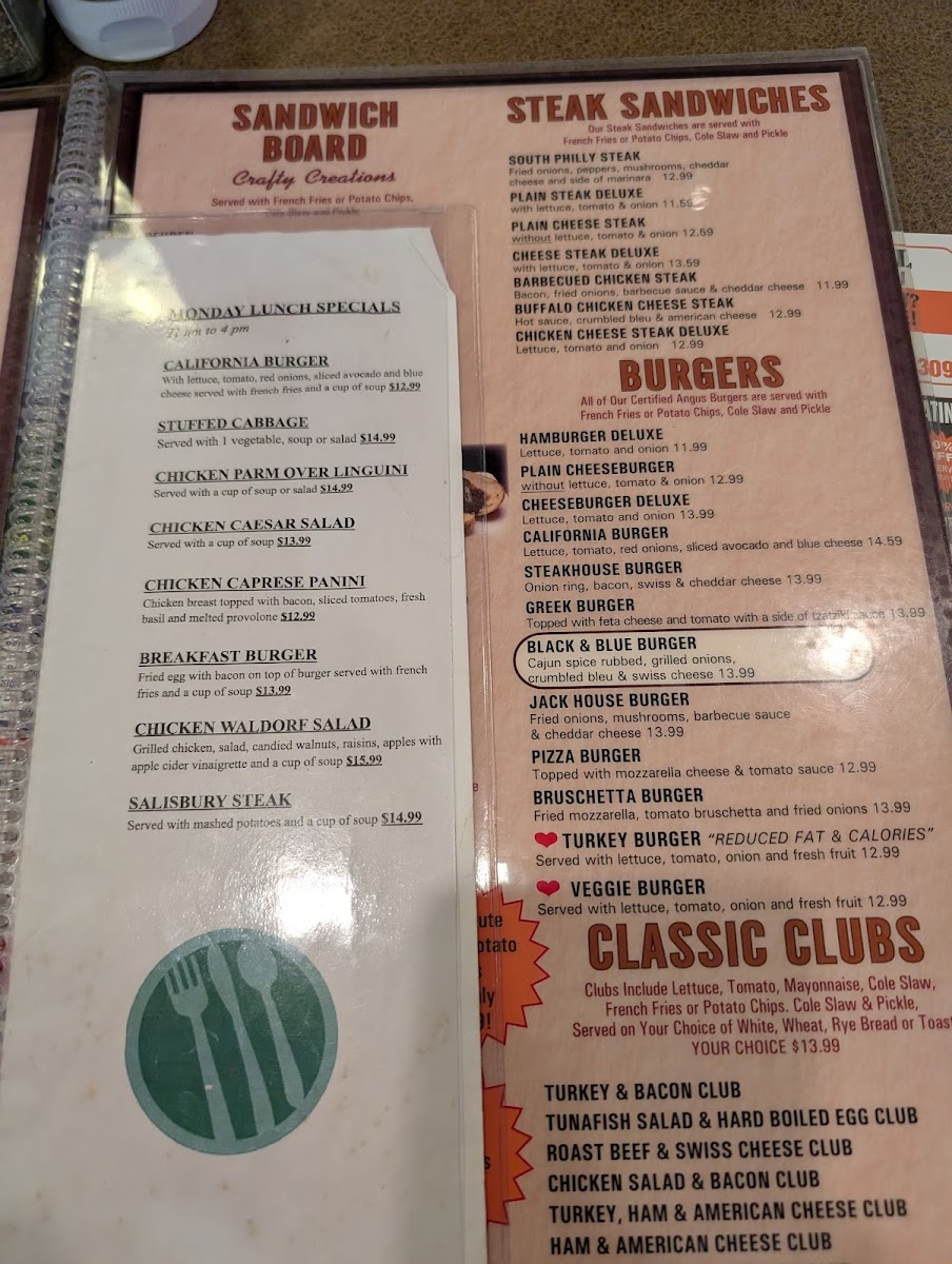 Maurice River Diner Photo Menu 2
