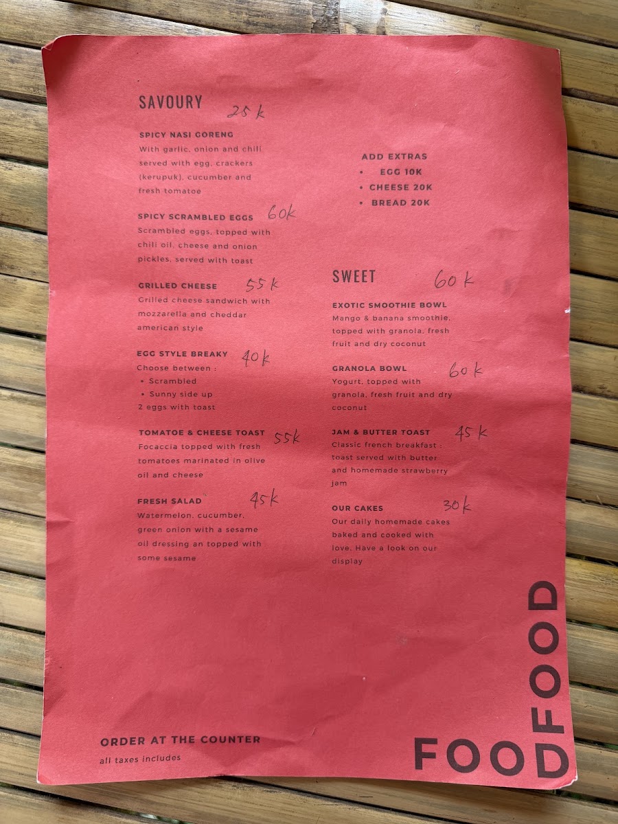 coucou café Photo Menu 7