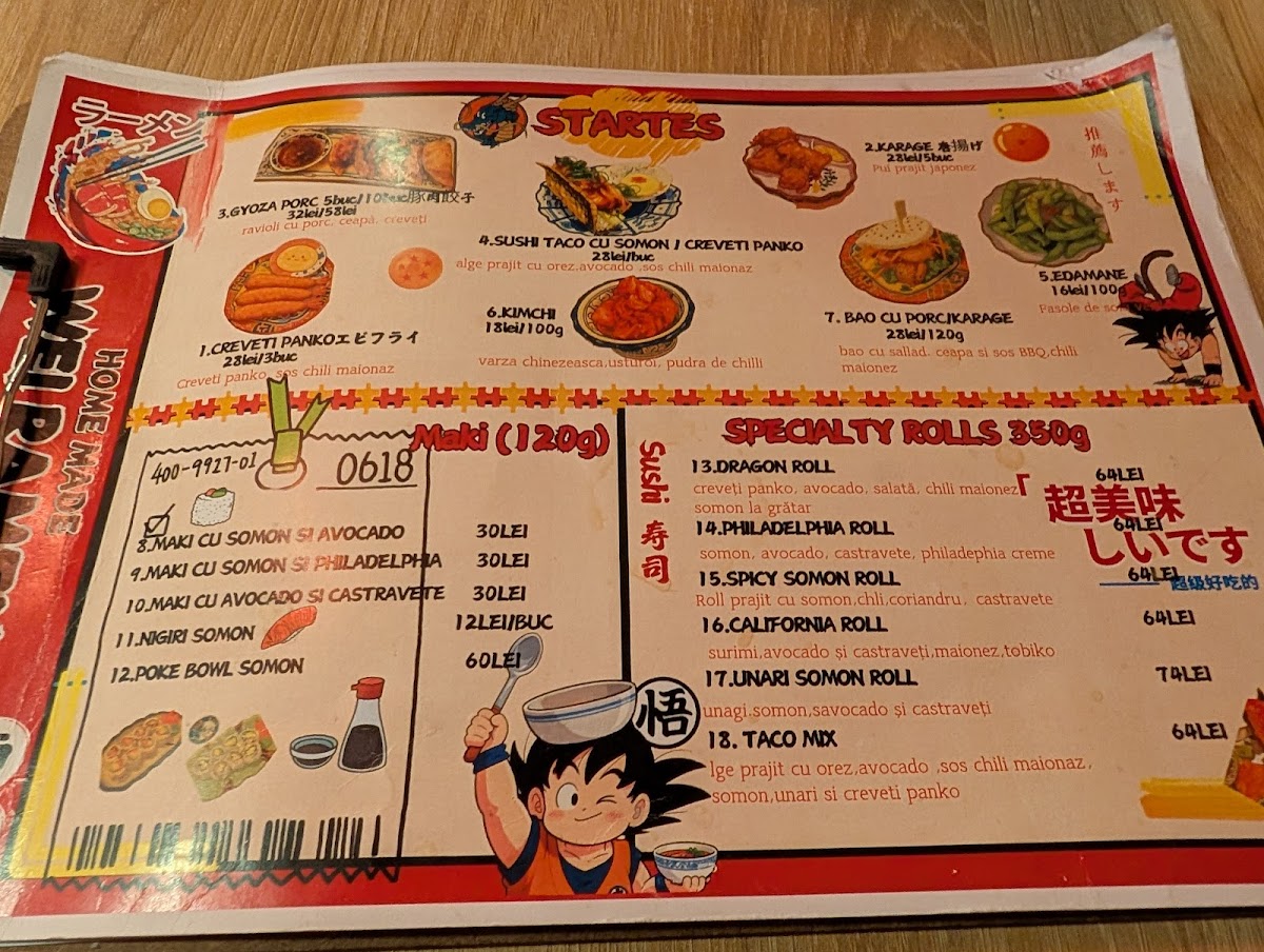 Wei Ramen Photo Menu 4
