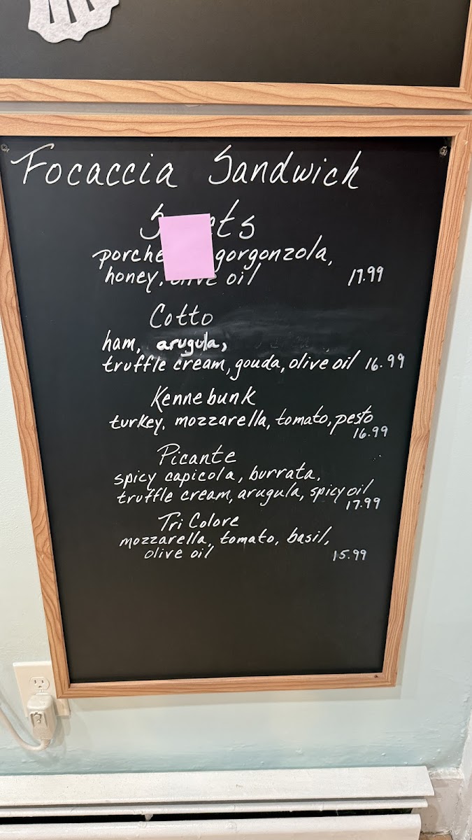 Pinsa Kennebunk Photo Menu 1