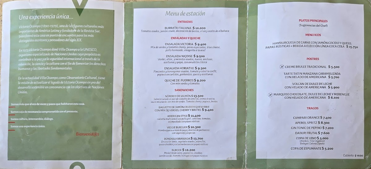 Villa Ocampo Bistro Photo Menu 3