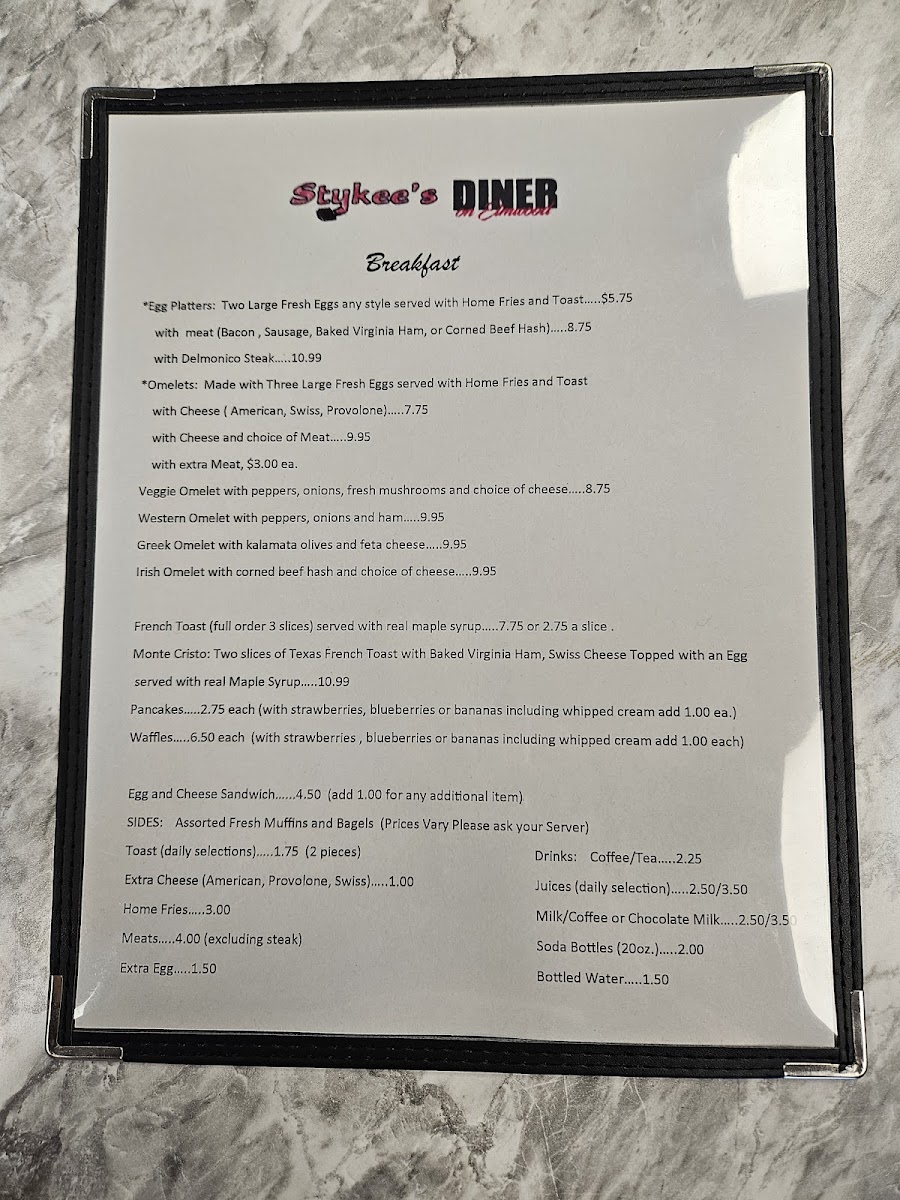 The Diner on Elmwood Photo Menu 4