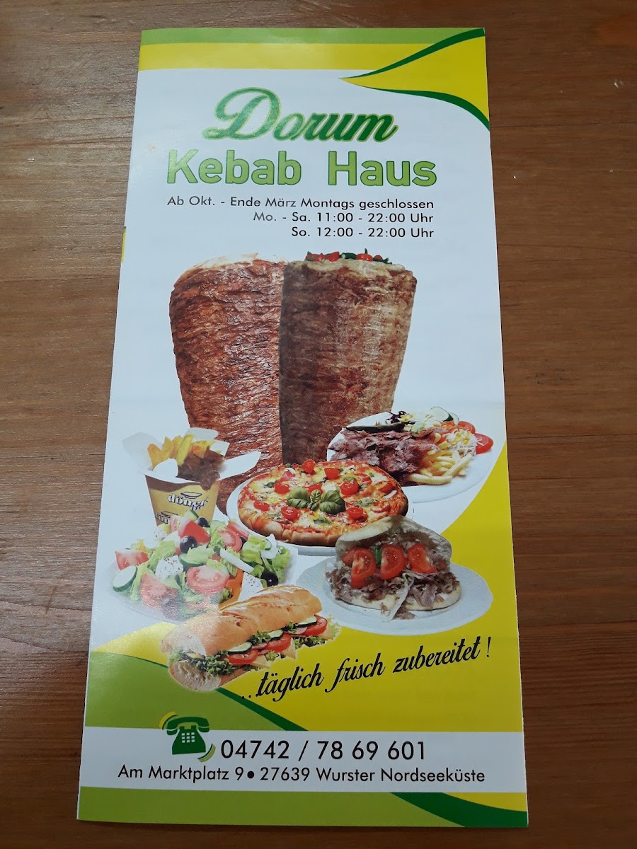 Dorum Kebab Haus Photo Menu 10