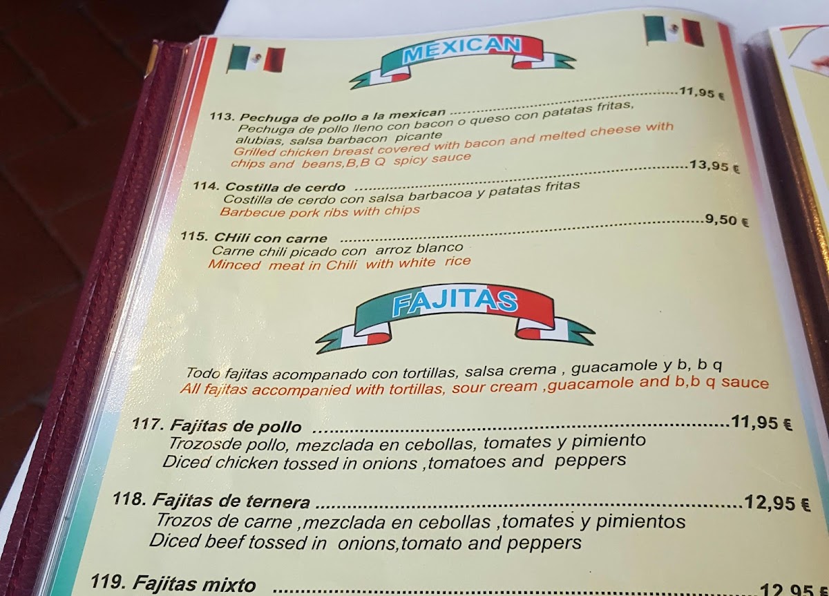 Venice Restaurant Photo Menu 8