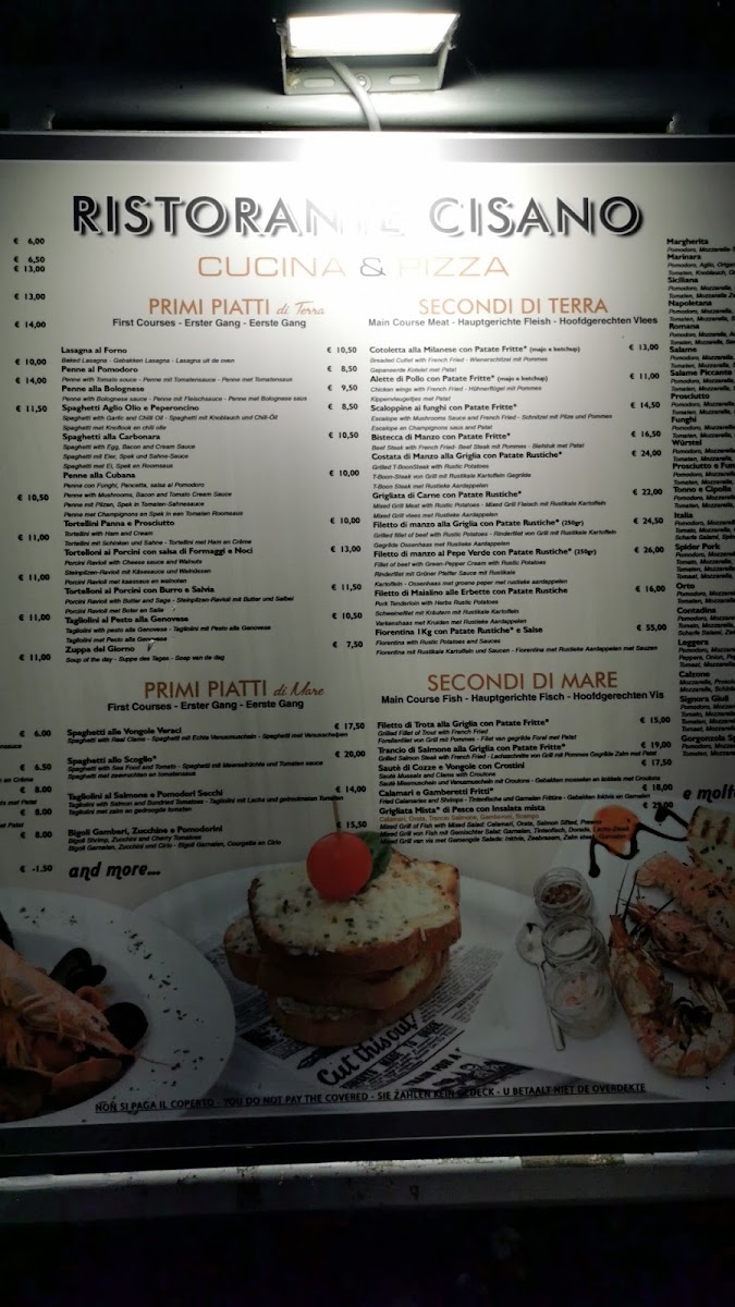 Ristorante Pizzeria Cisano Photo Menu 4