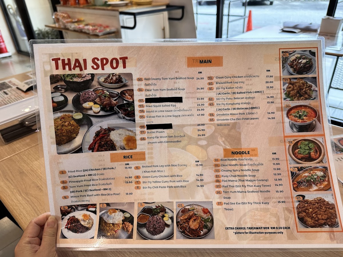Thai Spot Photo Menu 10