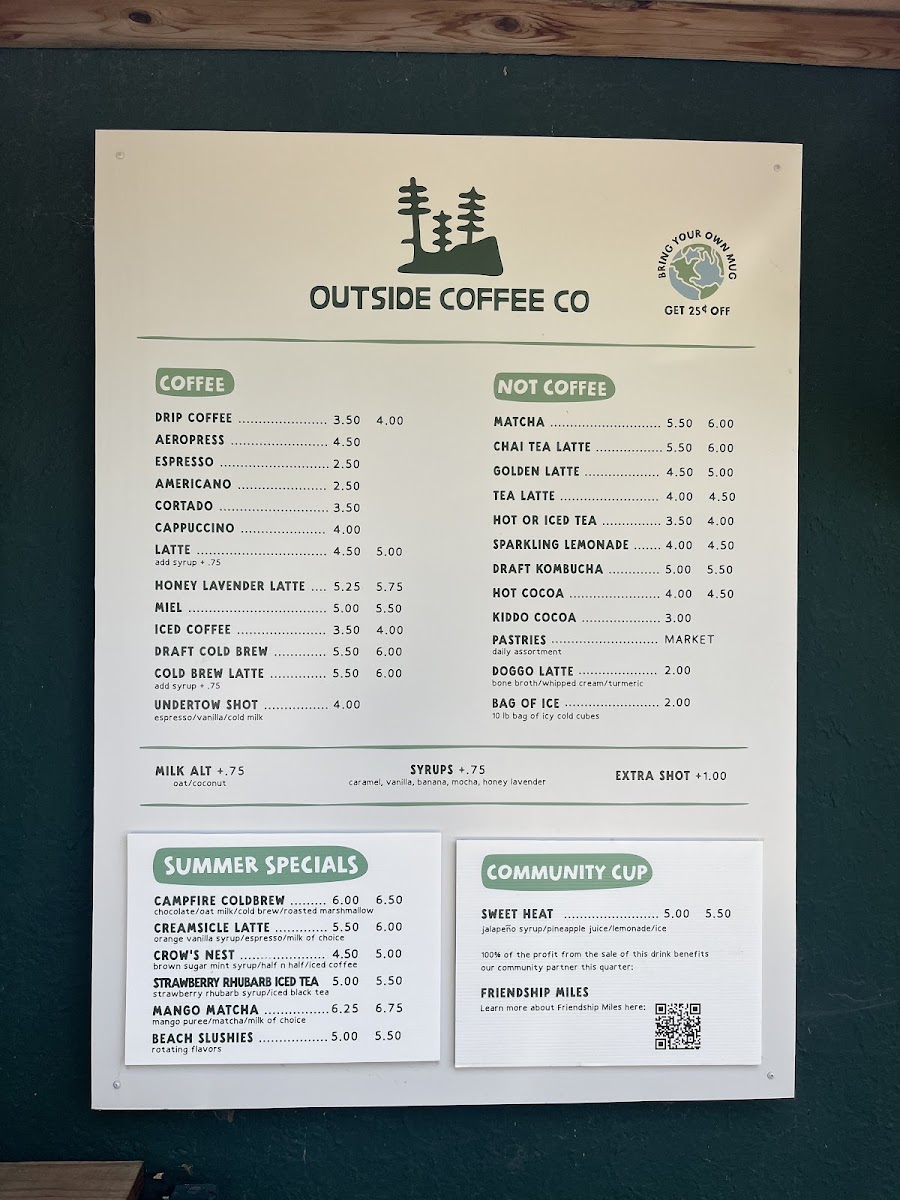 Outside Coffee Co Photo Menu 8