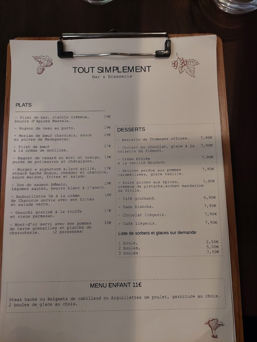 Le Bistrot du Sommelier Photo Menu 10