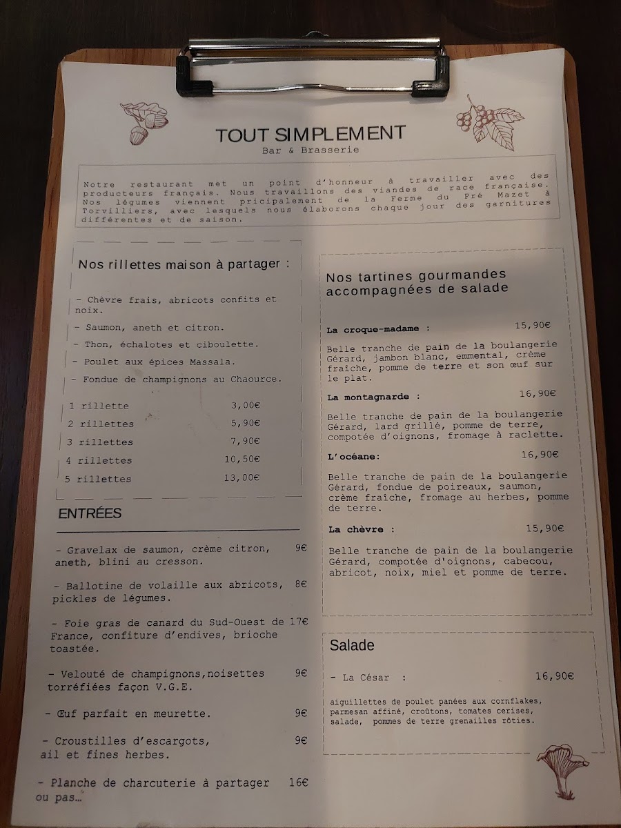 Le Bistrot du Sommelier Photo Menu 7