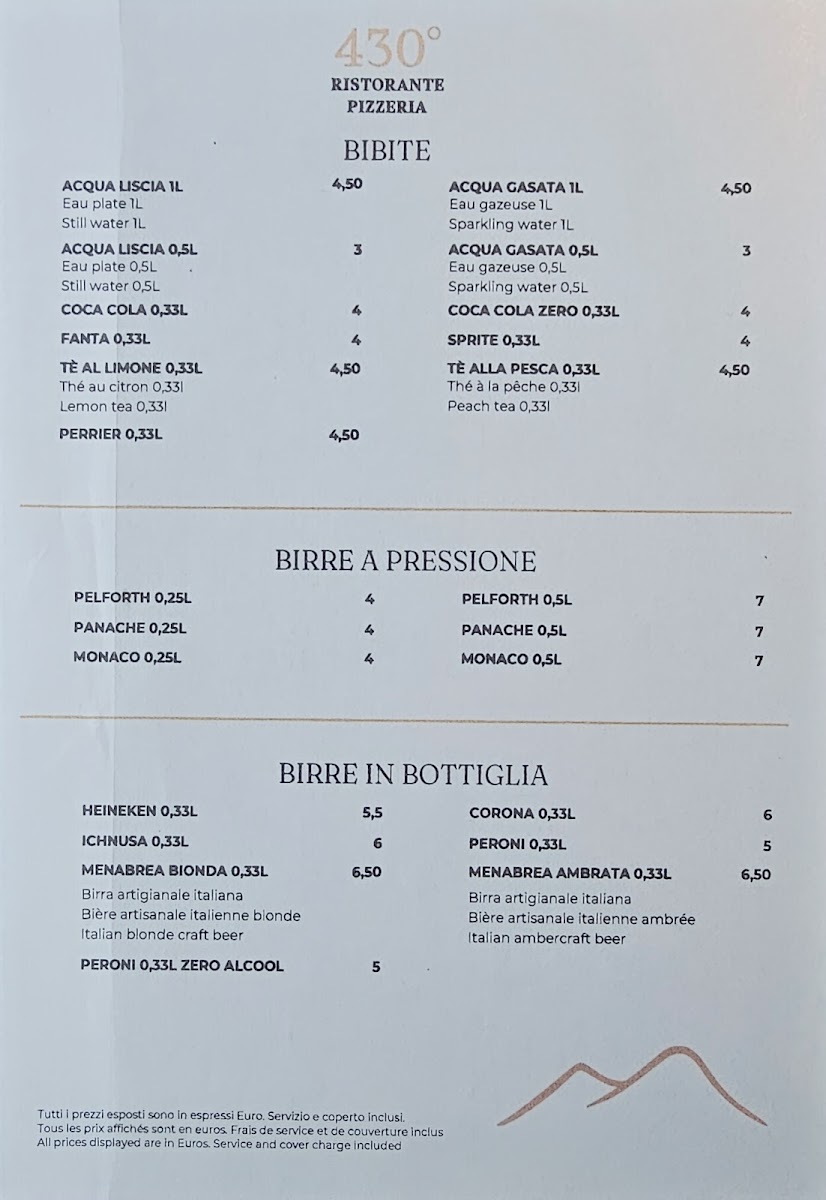 Pizzeria 430gradi Photo Menu 1
