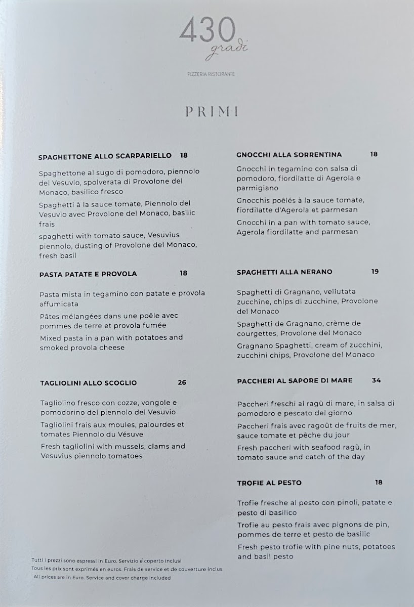 Pizzeria 430gradi Photo Menu 3