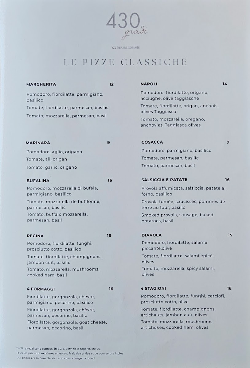 Pizzeria 430gradi Photo Menu 4
