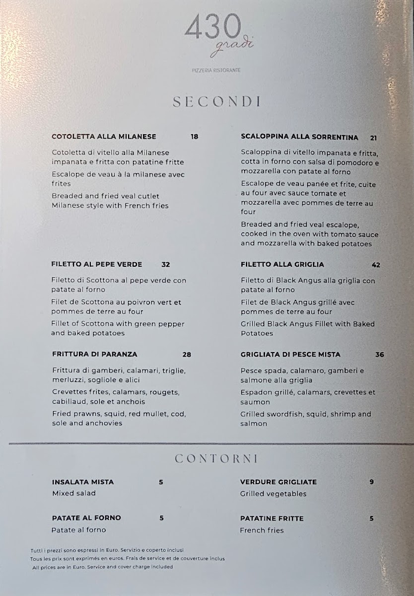Pizzeria 430gradi Photo Menu 5