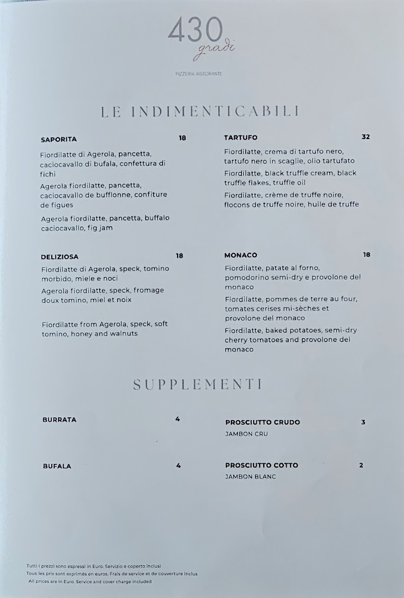 Pizzeria 430gradi Photo Menu 6