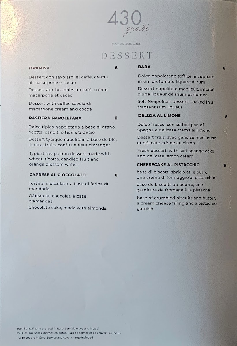 Pizzeria 430gradi Photo Menu 8