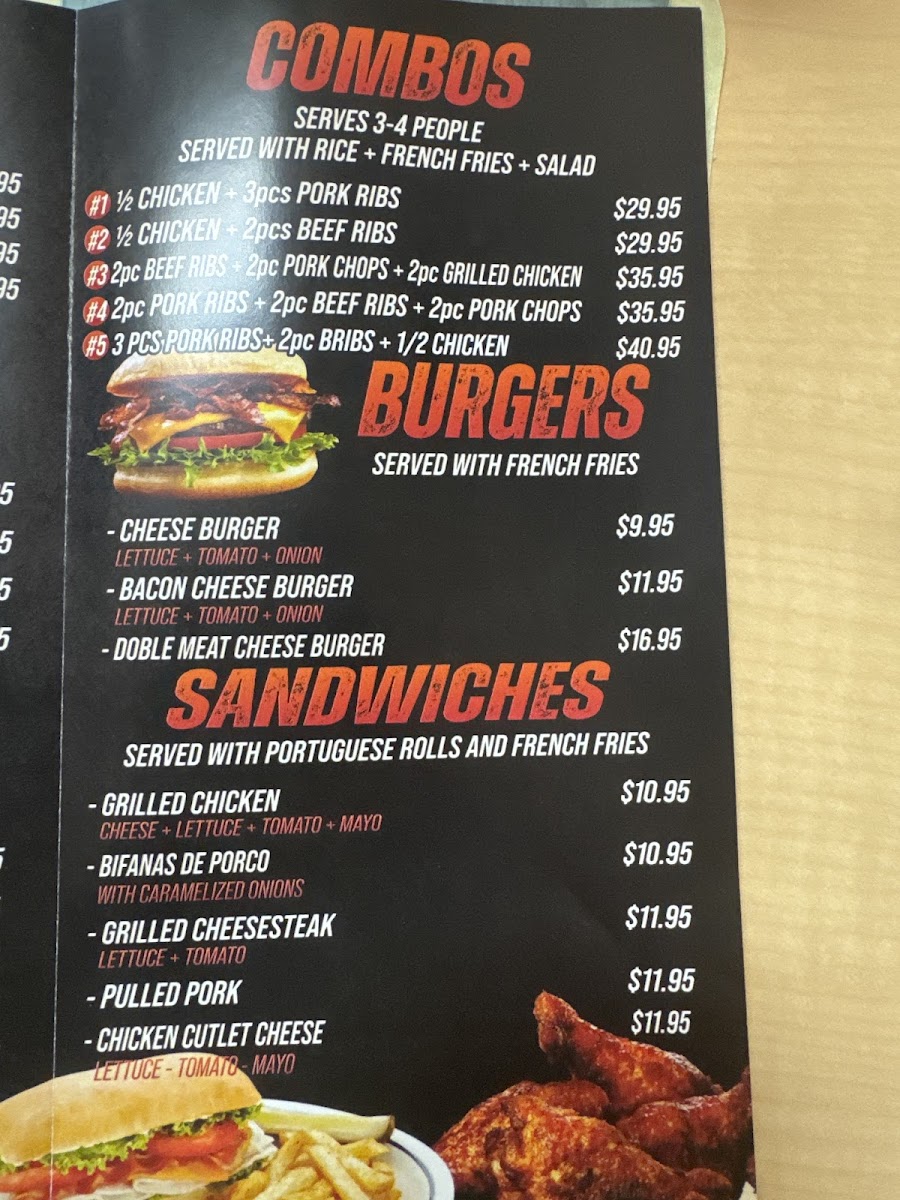 Minas BBQ Photo Menu 1