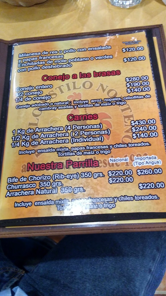 Estilo Norteño Photo Menu 10