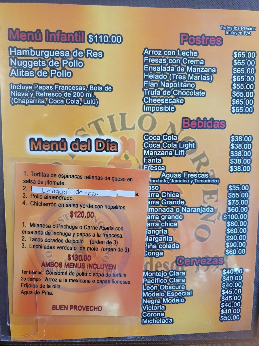 Estilo Norteño Photo Menu 6