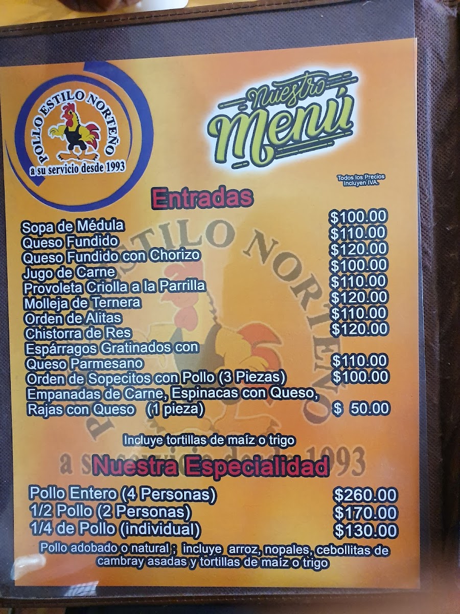 Estilo Norteño Photo Menu 7