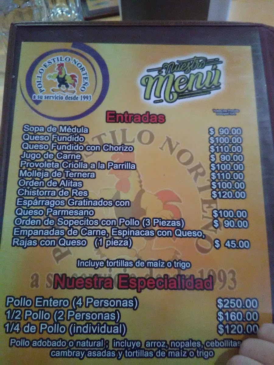 Estilo Norteño Photo Menu 9