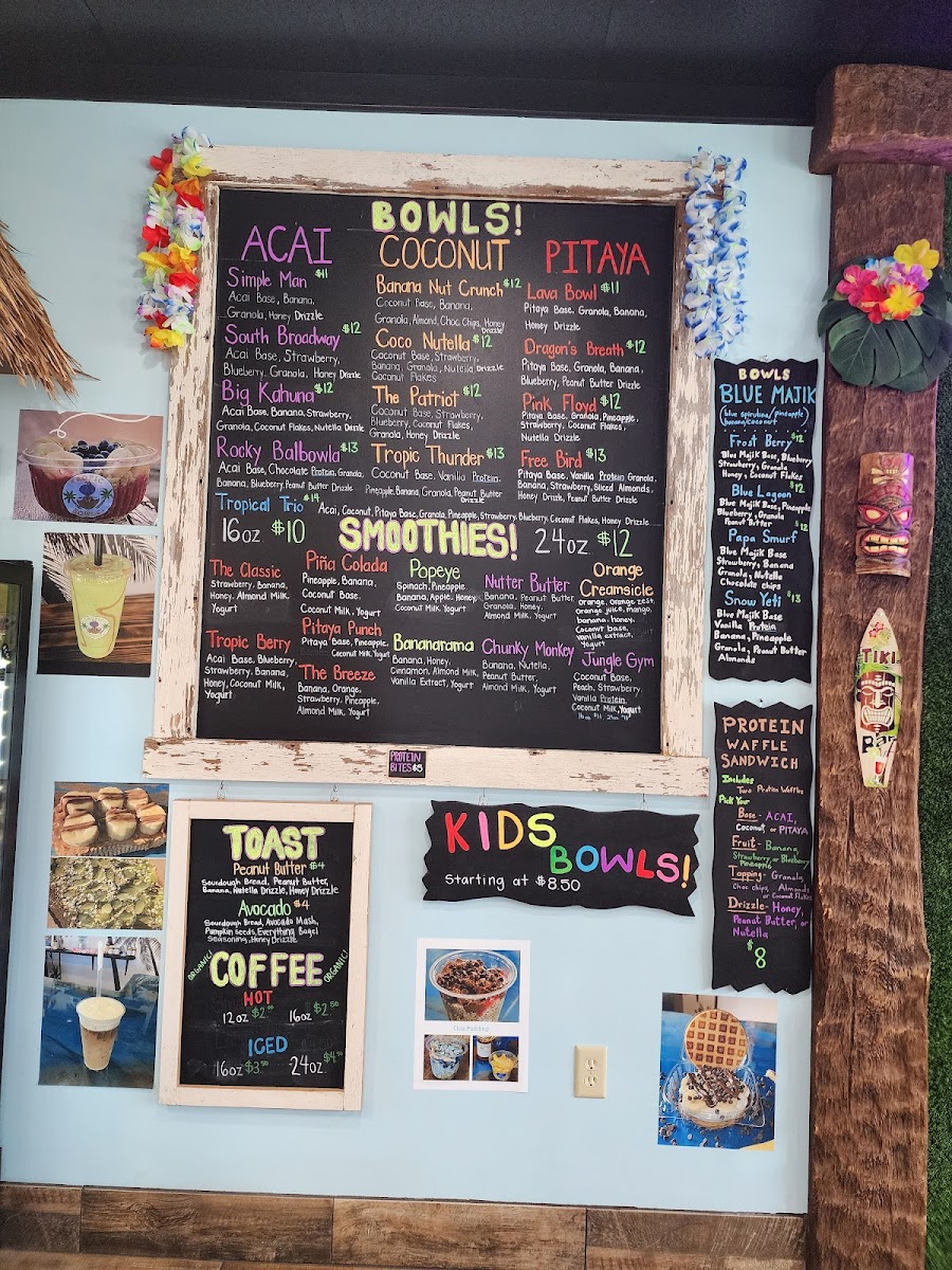 Tropic Bowls NJ Photo Menu 2