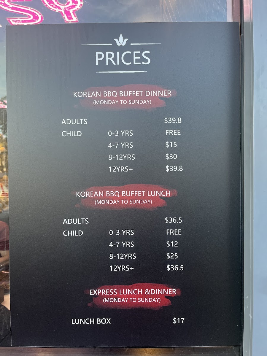 Fantasy Korean BBQ (Eden Terrace) 范特西烧烤(中区店) Photo Menu 8