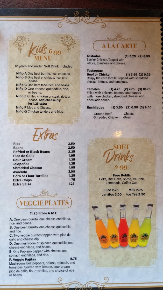 Señor Tequila Mexican Restaurant Photo Menu 2