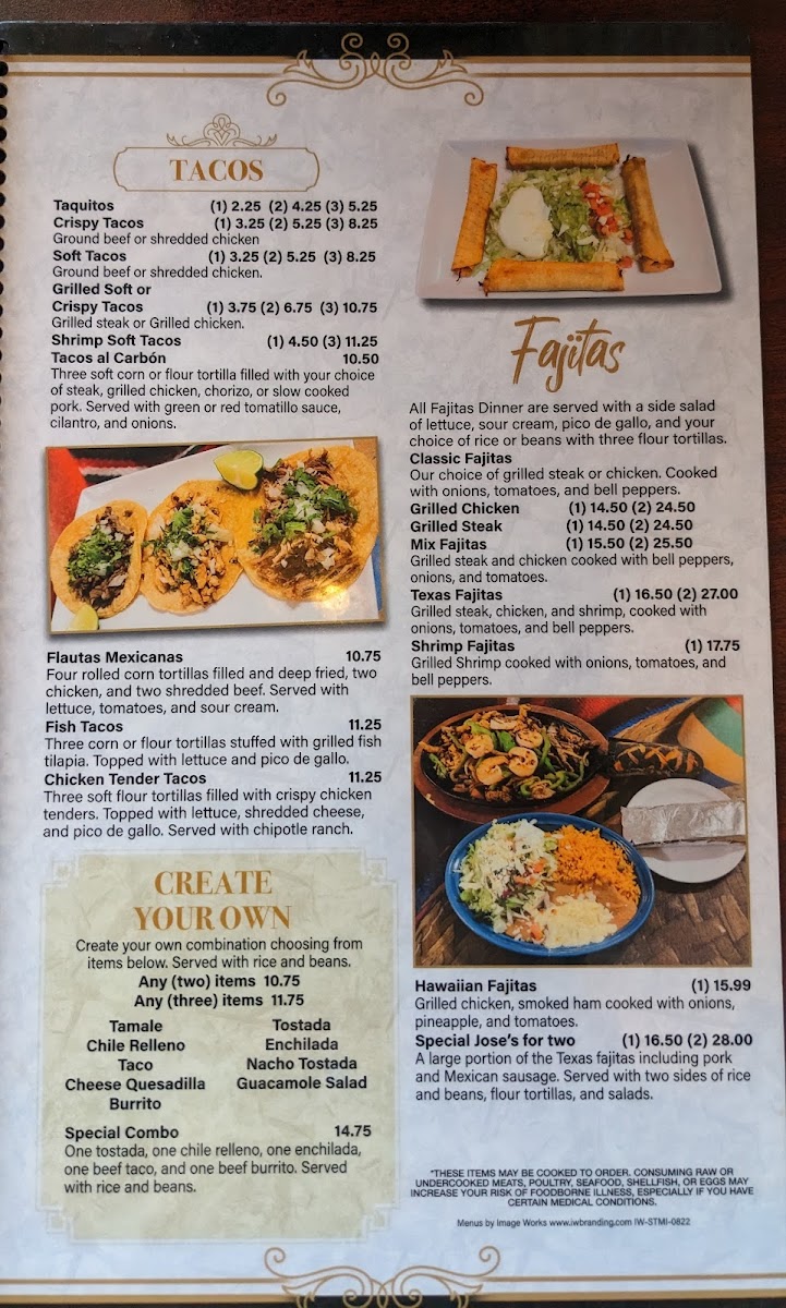 Señor Tequila Mexican Restaurant Photo Menu 3