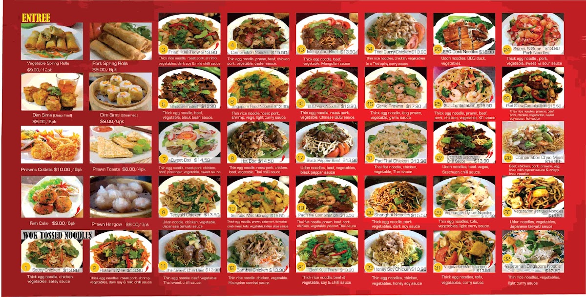 Magic Noodle Swansea Photo Menu 2