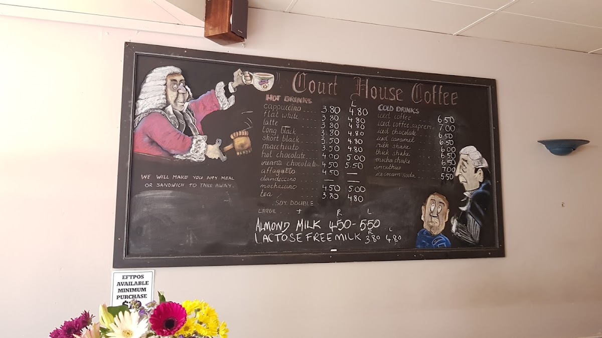 Courthouse Coffee Photo Menu 4