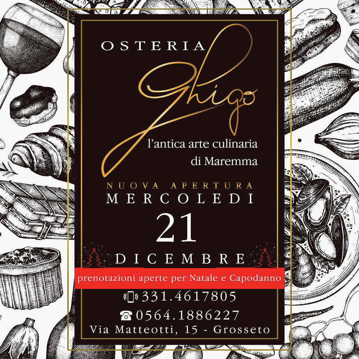 Osteria Ghigo. Ristorante Tipico di Maremma Photo Menu 10