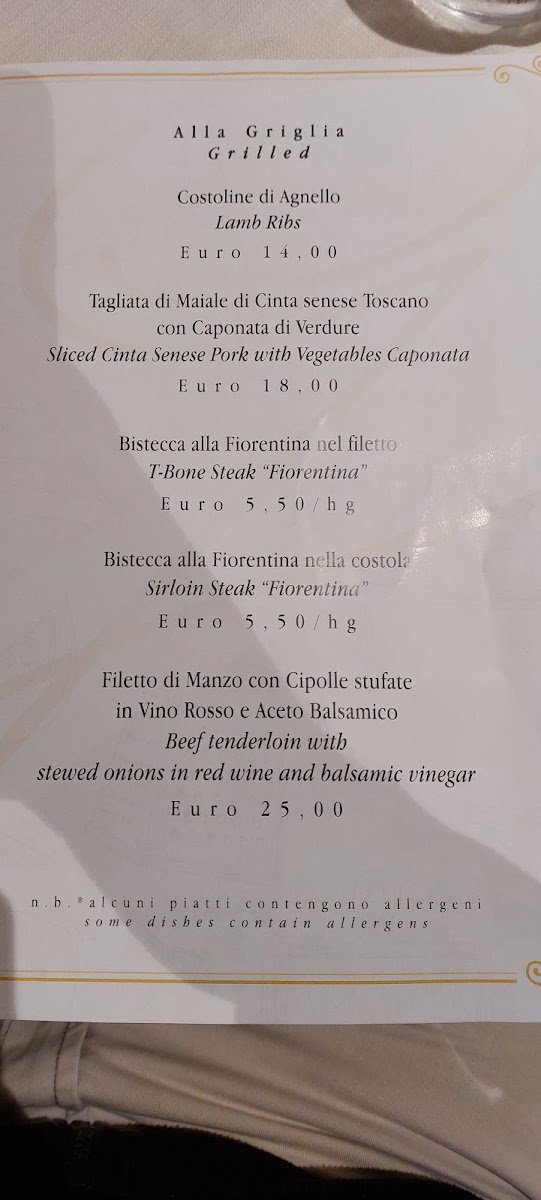 Osteria Ghigo. Ristorante Tipico di Maremma Photo Menu 4
