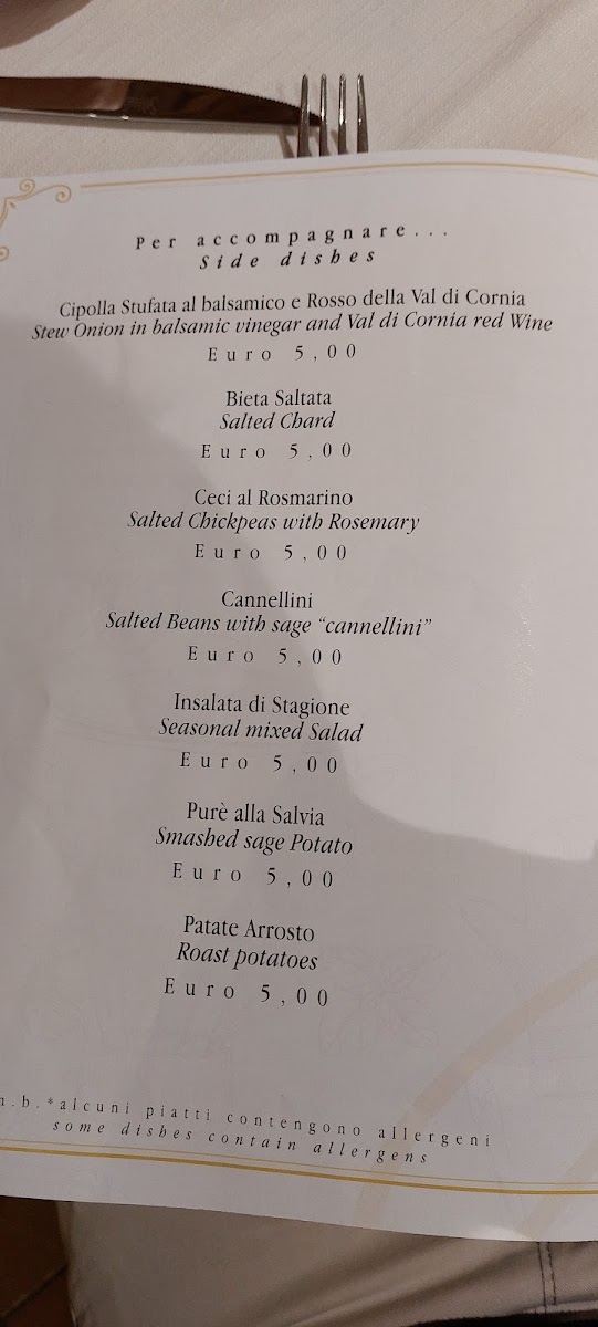 Osteria Ghigo. Ristorante Tipico di Maremma Photo Menu 8