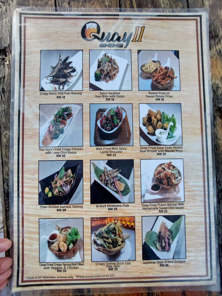 The Beer Factory Kota Kinabalu Photo Menu 1