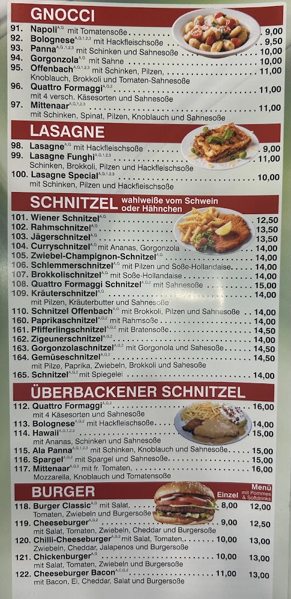 Pizzeria Mittenaar Photo Menu 2