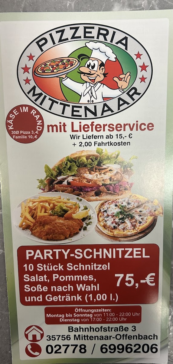 Pizzeria Mittenaar Photo Menu 7