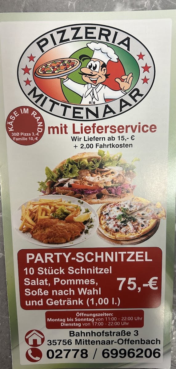 Pizzeria Mittenaar Photo Menu 8