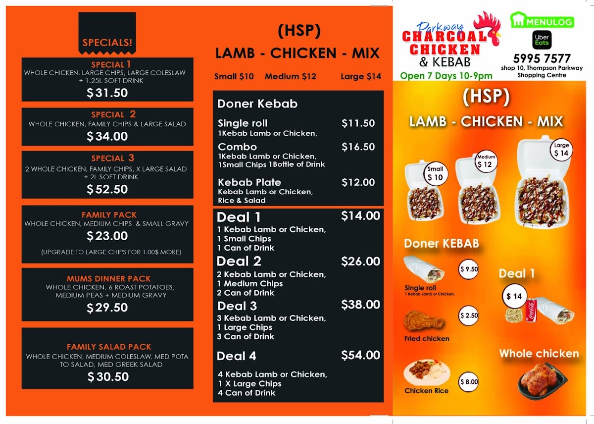 Ali’s kebab & Charcoal chicken Photo Menu 2