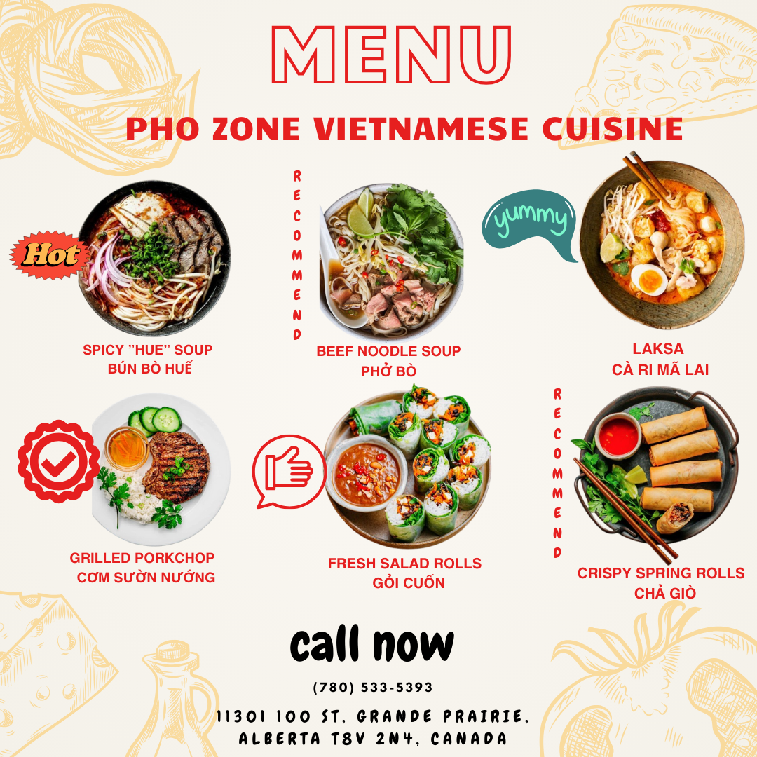 PHO ZONE Photo Menu 1