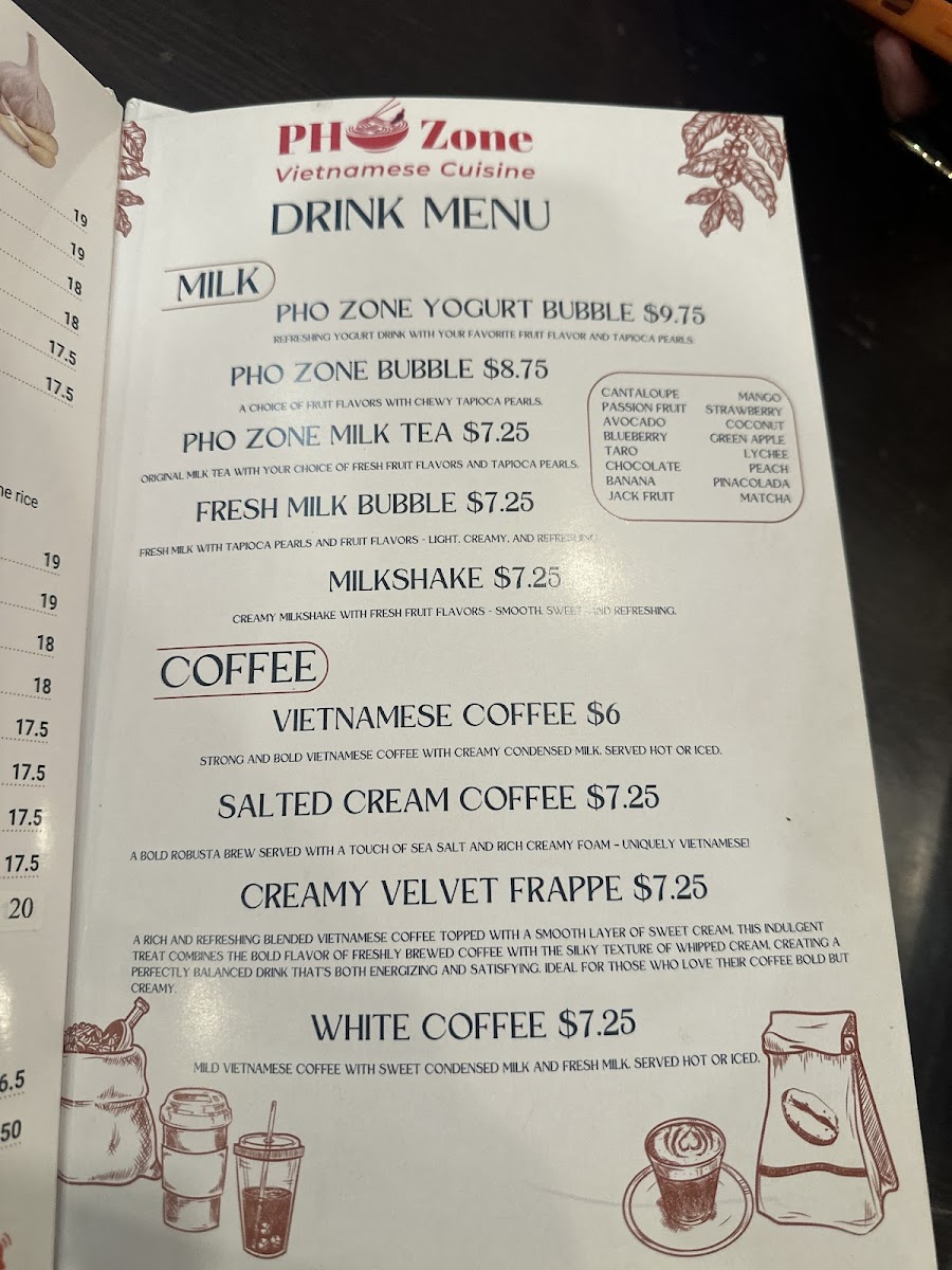 PHO ZONE Photo Menu 4