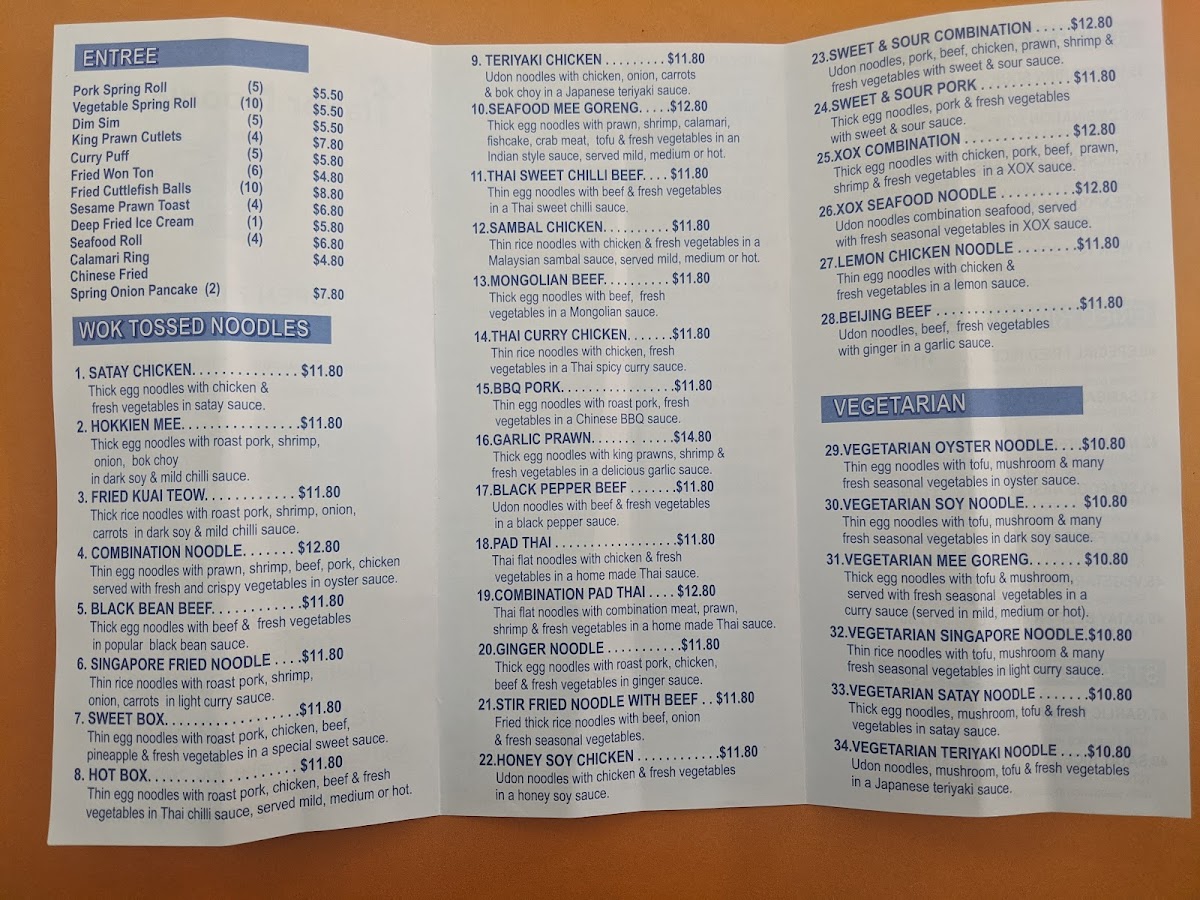 Flavour Noodle Bar Photo Menu 6