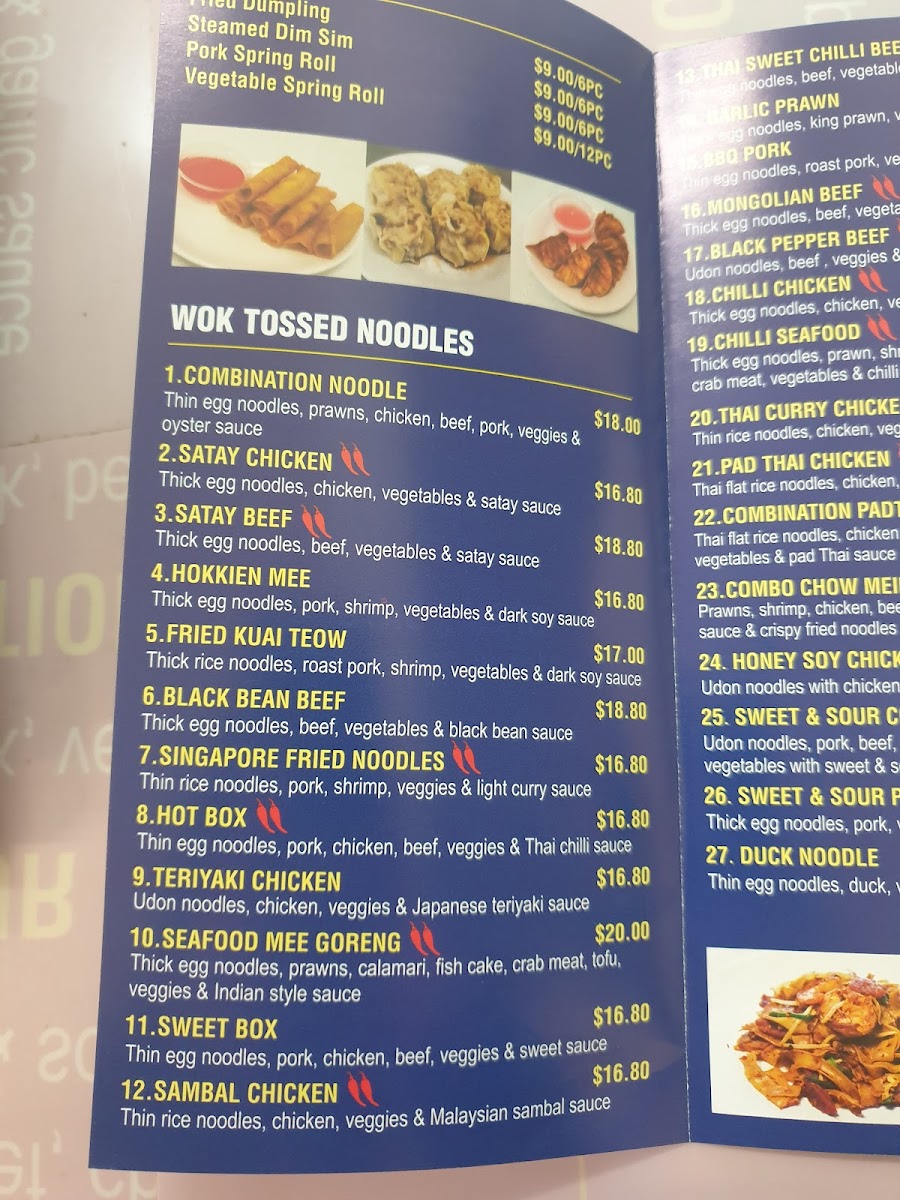 Flavour Noodle Bar Photo Menu 7