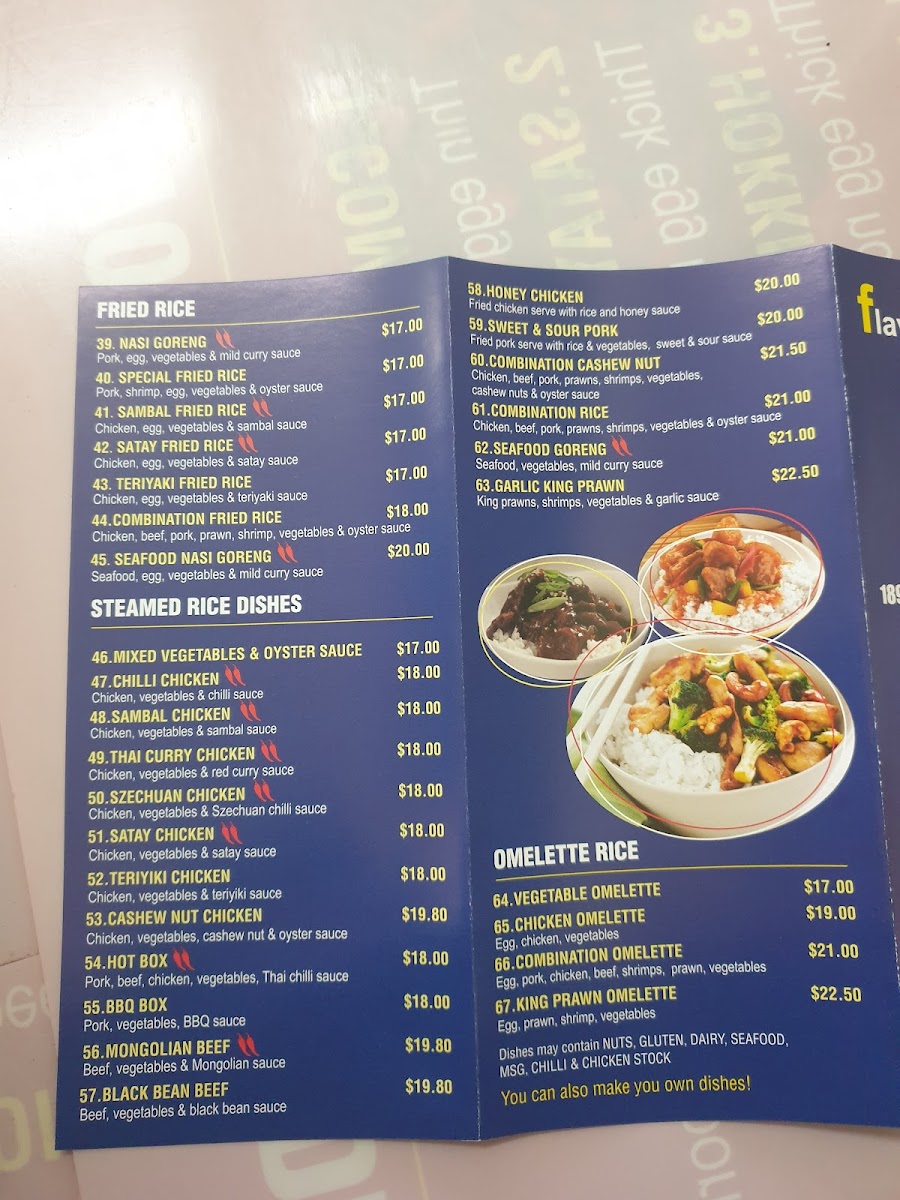 Flavour Noodle Bar Photo Menu 8