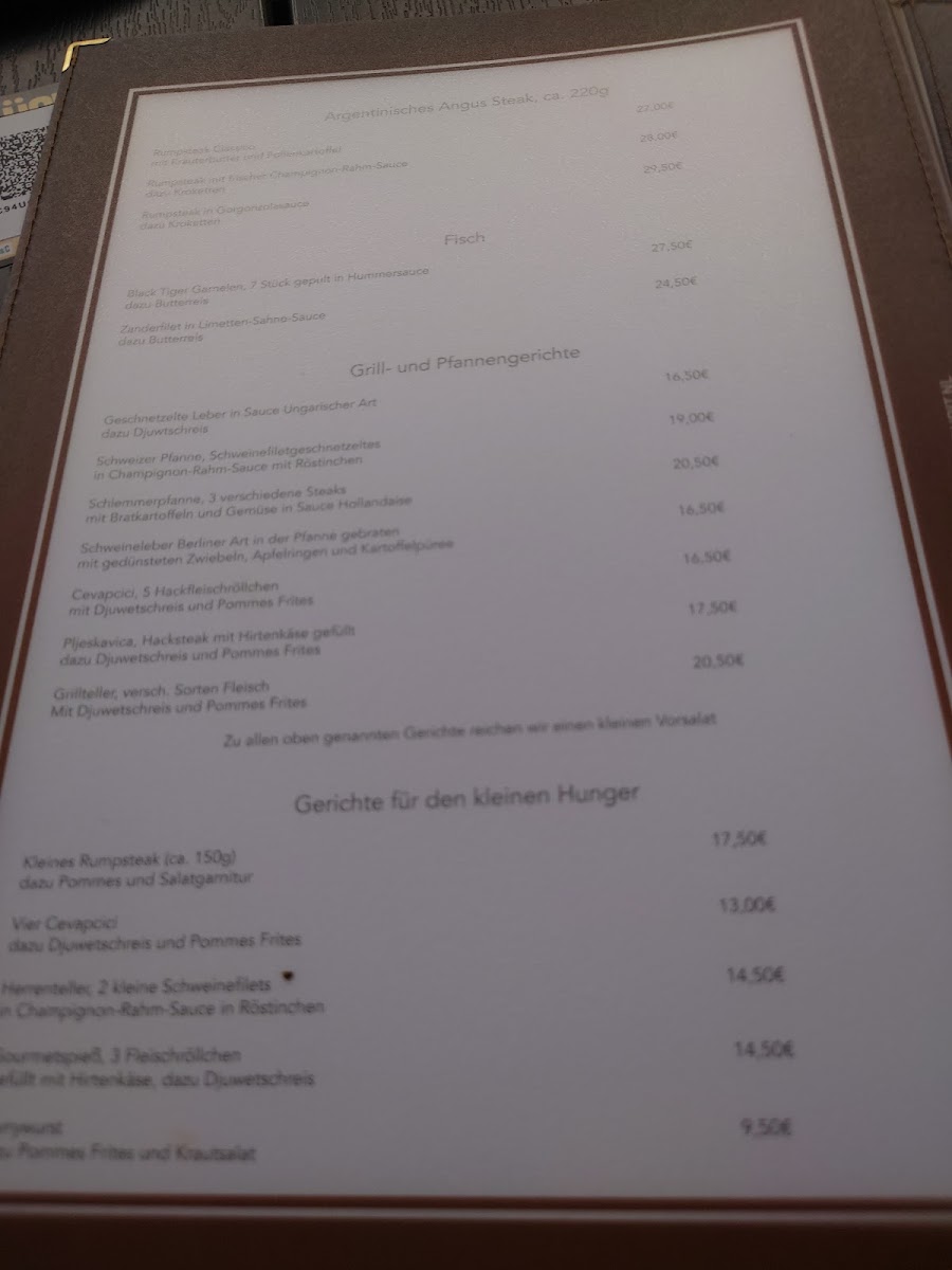 Restaurant Mira Photo Menu 2
