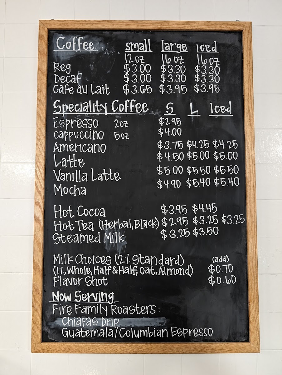 The Kreamery & Bake Shoppe Photo Menu 2